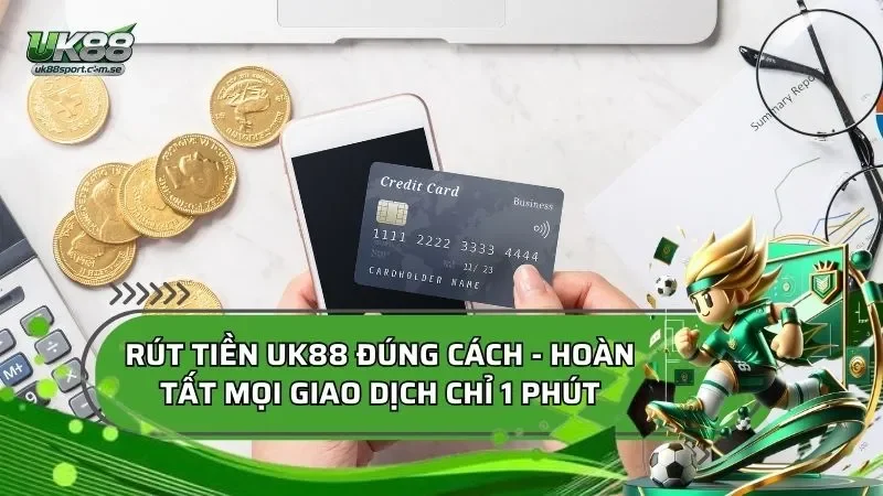 Rút tiền UK88 cực nhanh chỉ 15 phút nhận tiền