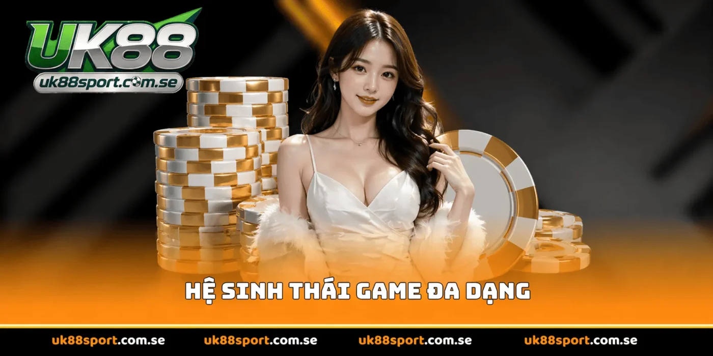 Hệ sinh thái game UK88 đa dạng với nhiều lựa chọn cá cược và slot đổi thưởng