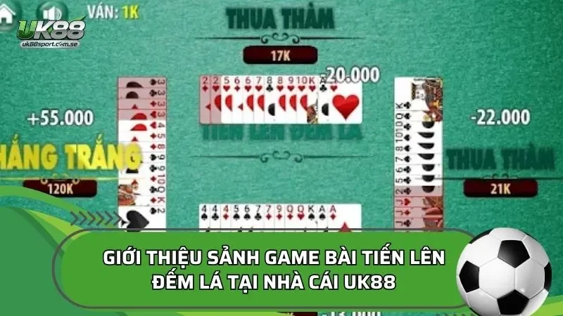 Giới thiệu sảnh game bài Tiến lên đếm lá tại nhà cái UK88