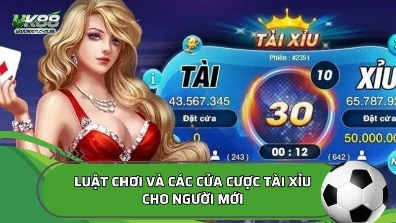 Luật chơi và các cửa cược tài xỉu cho người mới