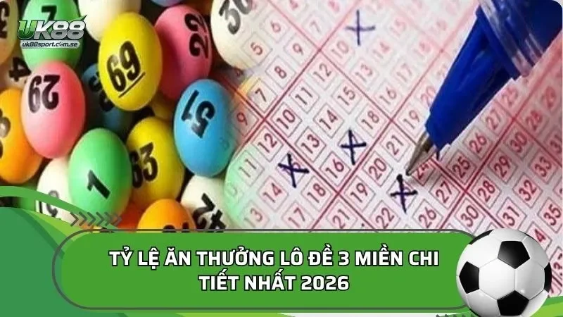 Tỷ lệ ăn thưởng lô đề 3 miền chi tiết nhất 2026